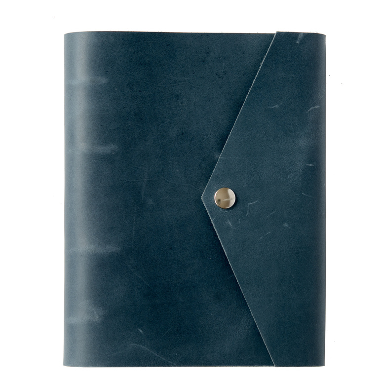 Кожаный блокнот А5 на кольцах