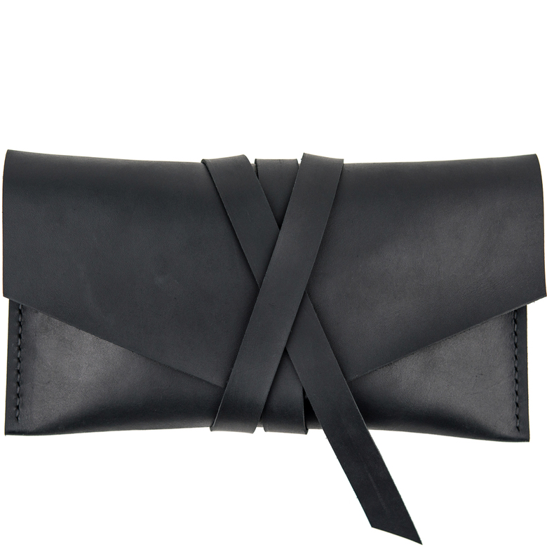 кожаный клатч ручной работы