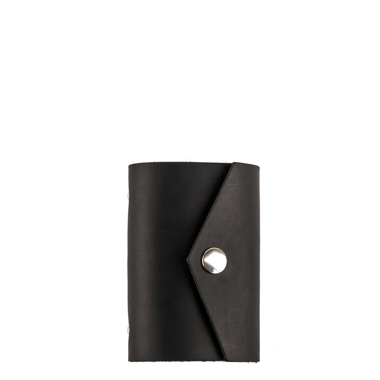 Кожаная визитница на магнитной кнопке