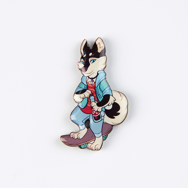 Значок "ХАСКИ-ЧЕН"