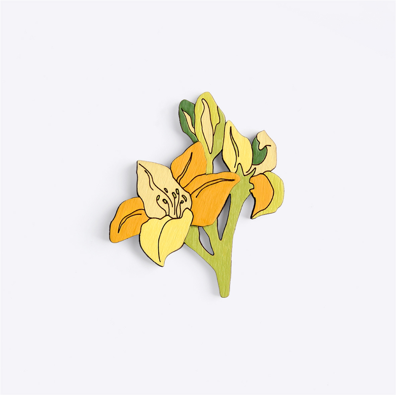Брошь  "ЛИЛИЯ"