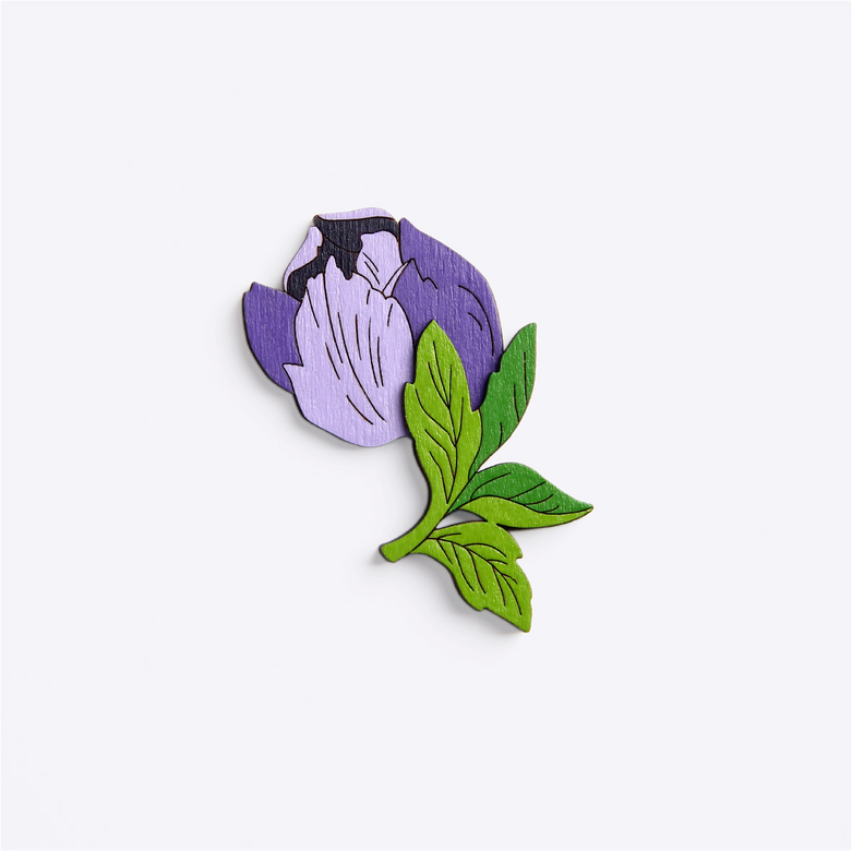 Брошь  "ПИОН"