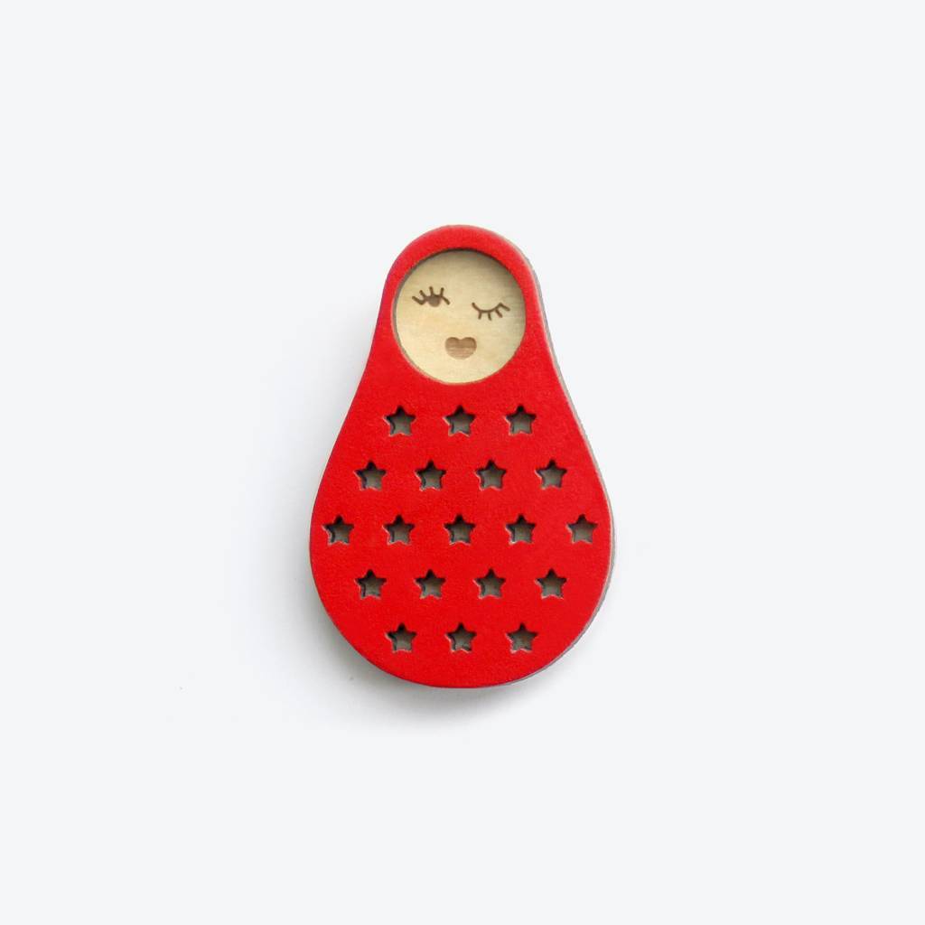 Значок "МАТРЕШКА ЗВЕЗДА"