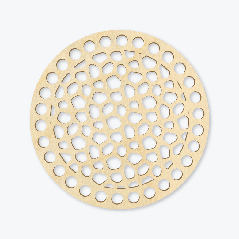 Донышко резное "Пузыри" d 12 см