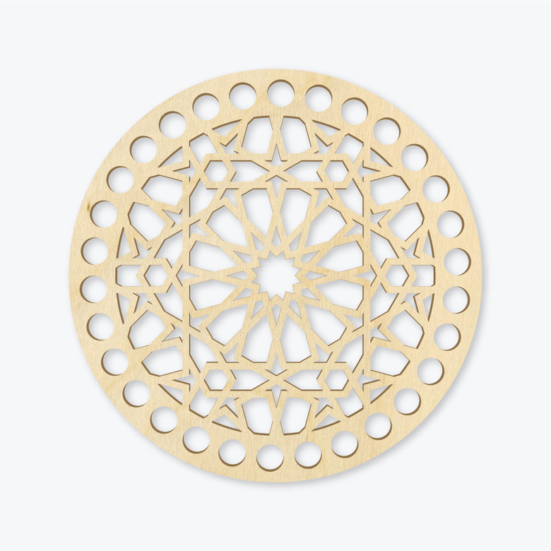 Донышко резное "Витраж" d 12 см