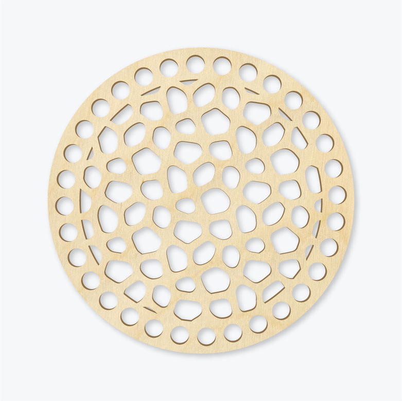 Донышко резное "Пузыри" d 13 см