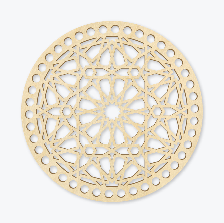 Донышко резное "Витраж" d 17 см