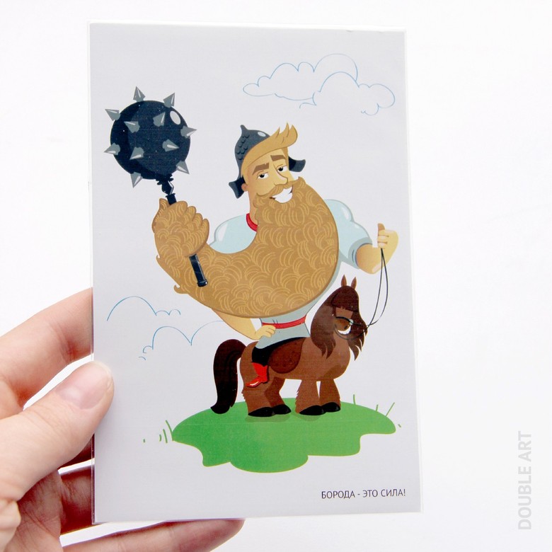 Открытка "БОГАТЫРЬ"
