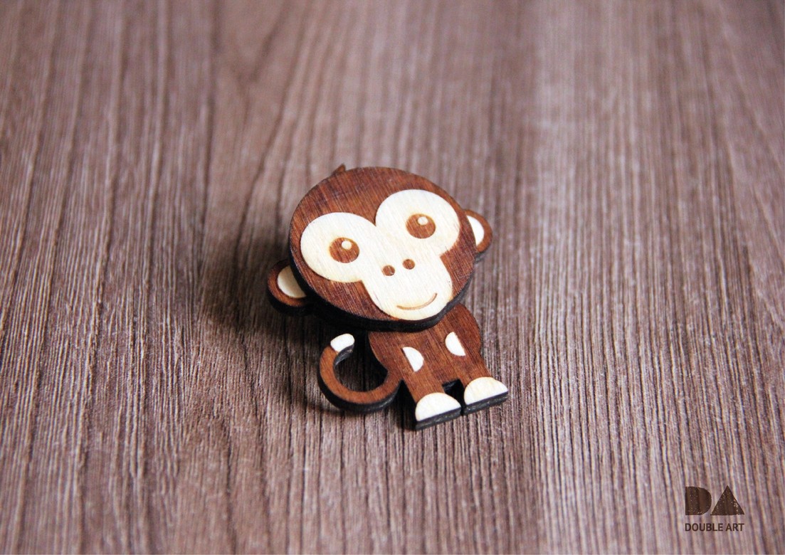 Значок "ОБЕЗЬЯНКА"