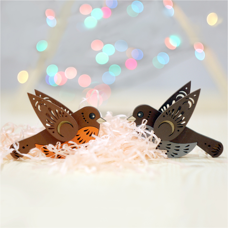 Сувенир "ПАРА ВОРОБУШЕК"