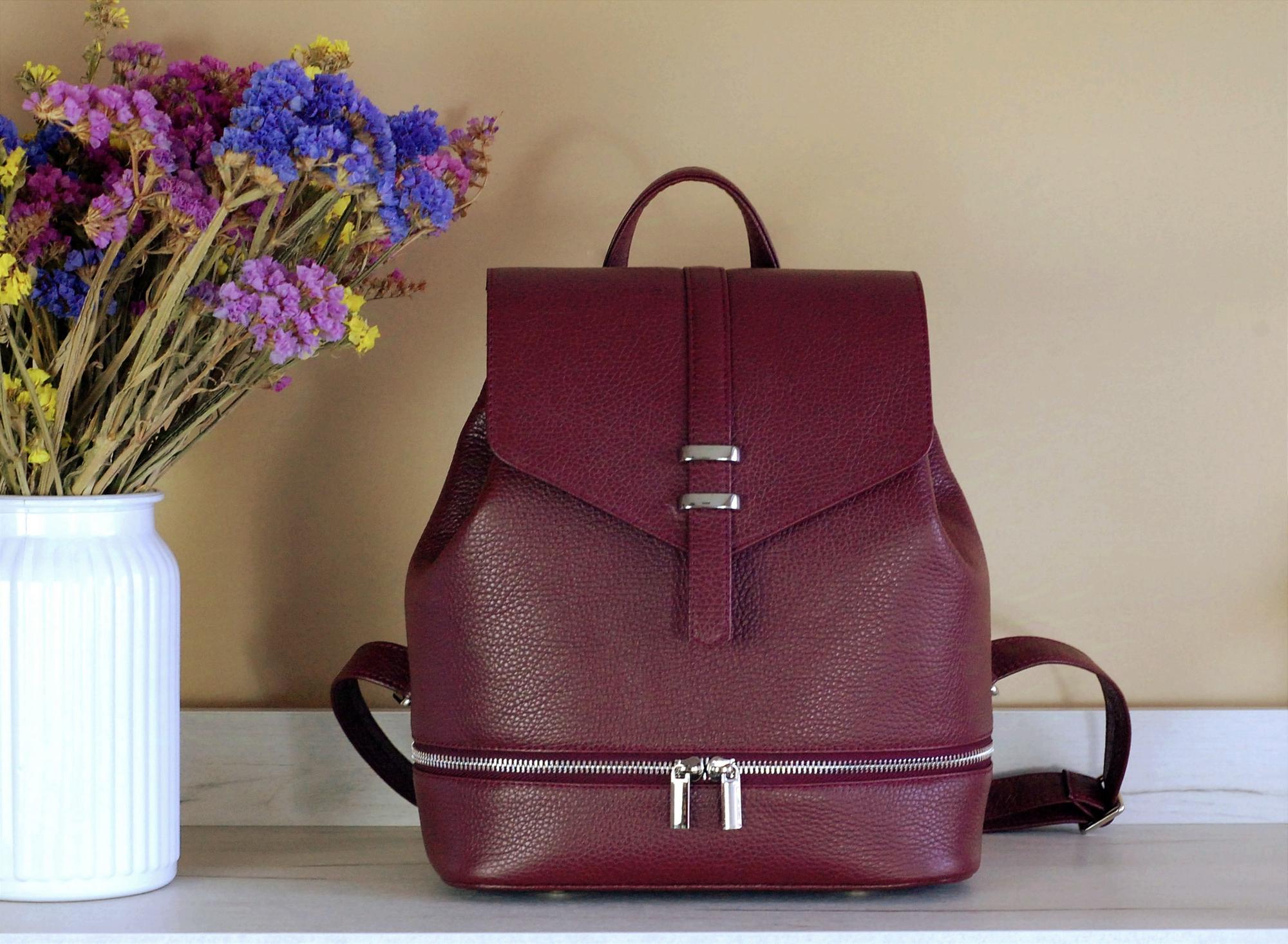 Рюкзак кожаный женский