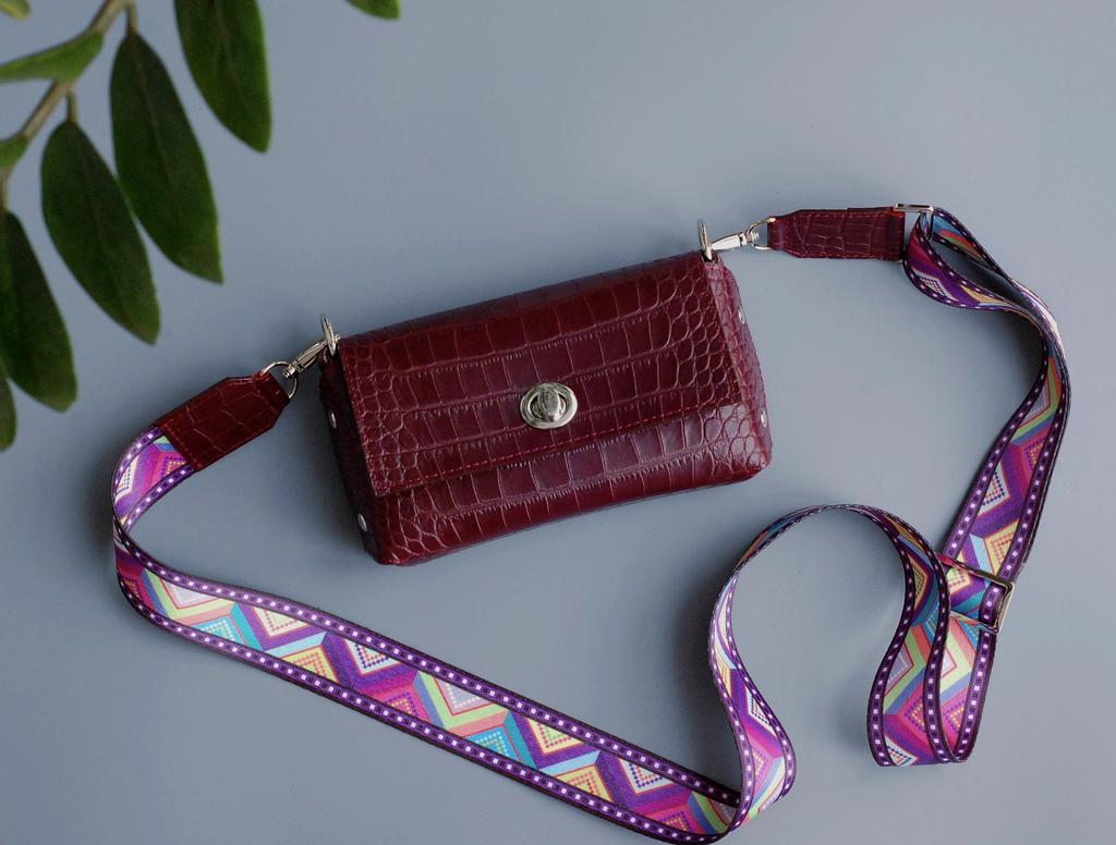 Сумка Лана бордовая