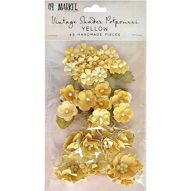 Цветы Yellow 49 And Market Vintage Shades Potpourri 49/Pkg