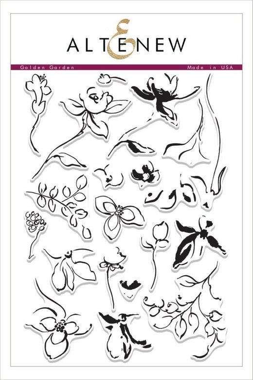 Набор штампов Golden Garden Altenew