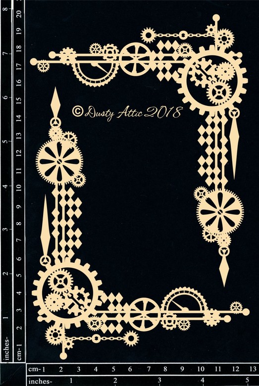 Чипборд 13*20см Industrial Corners Dusty Attic