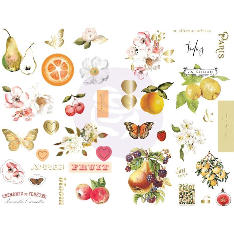 Чипборд Prima Marketing Fruit Paradise Chipboard Stickers 39/Pkg