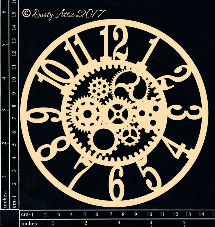 Чипборд Clockworks Dusty Attic