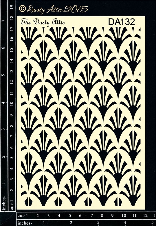 Трафарет 12*18 см Fan Dusty Attic