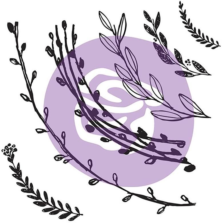 Набор штампов 30*30см Build a Wreath  Prima - Iron Orchid Designs - Clear Acrylic Decor Stamps