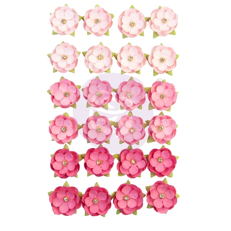 Цветы Pink Beach/Surfboard Prima Marketing Mulberry Paper Flowers