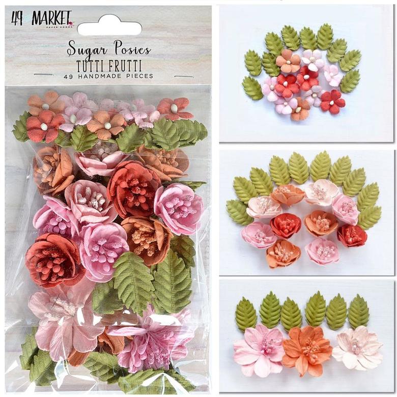 Цветы Tutti Frutti 49 And Market Sugar Posies