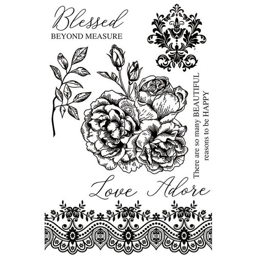 Набор штампов Rosabella Collection - Clear Acrylic Stamps Kaisercraft