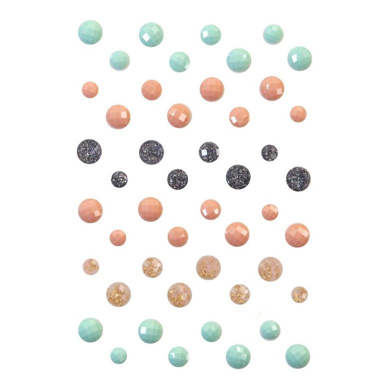 Декоративные дотсы Prima Marketing Pumpkin & Spice Say  Say It In Crystals Assorted Dots 48/Pkg