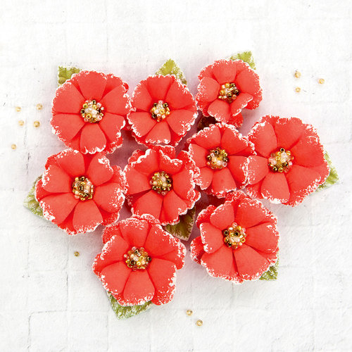 Цветы Prima - Flower Embellishments - Papaya