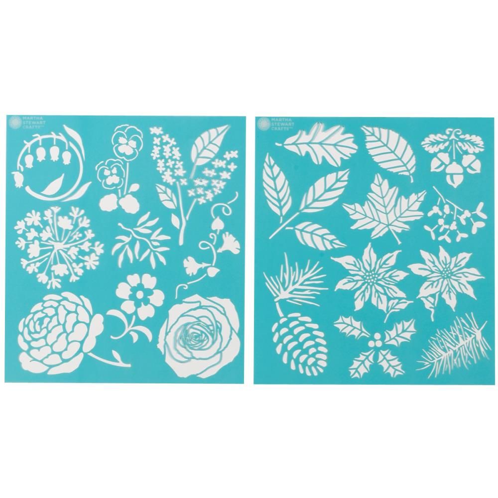 Набор трафаретов (2шт) 23*25см Four Seasons Martha Stewart