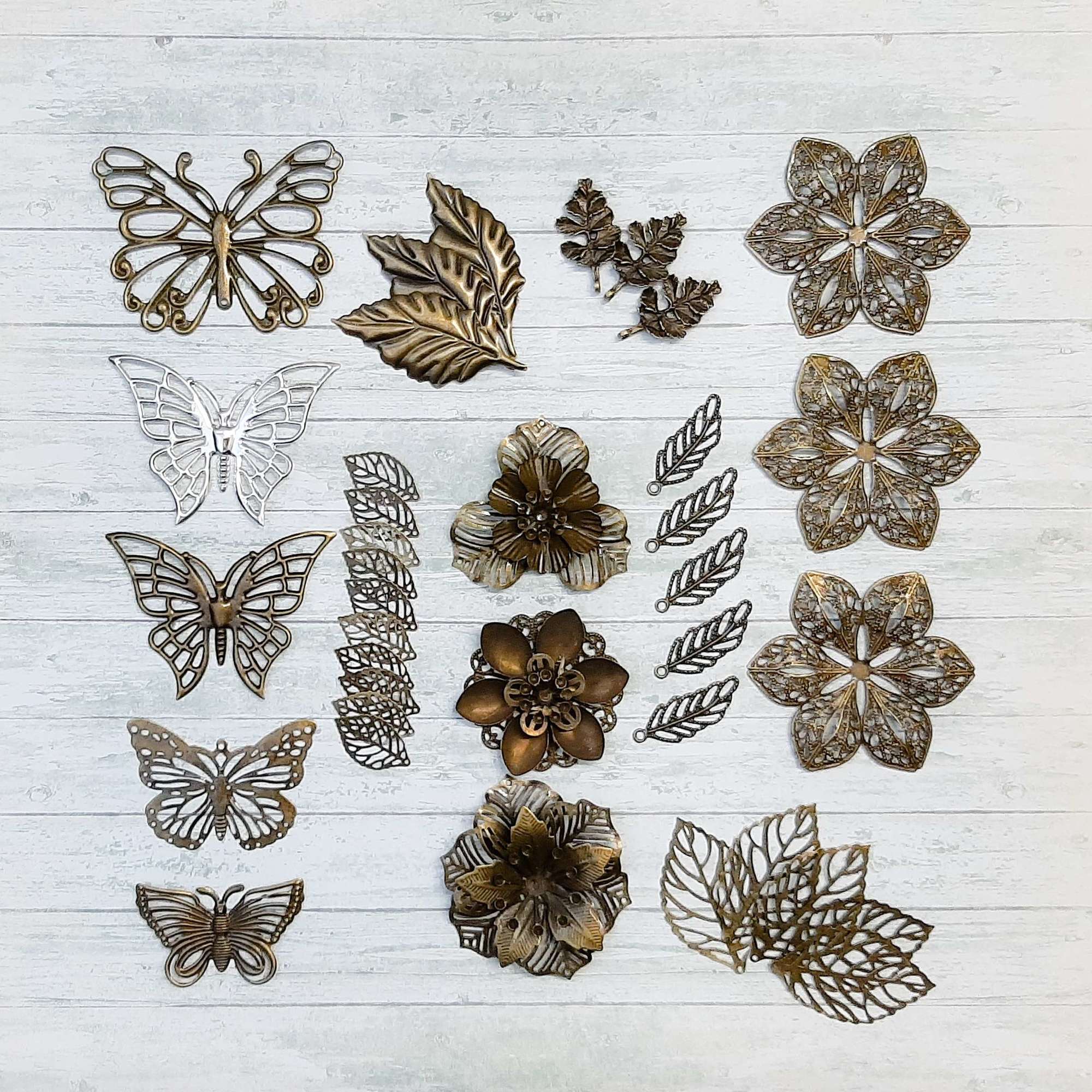 Набор металлических украшений №1 Китай (37шт)