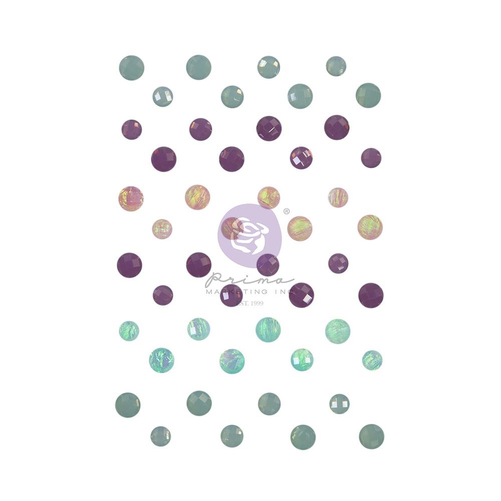 Декоративные стразы Assorted Dots 48/Pkg Prima Marketing Watercolor Floral Say It In Crystals