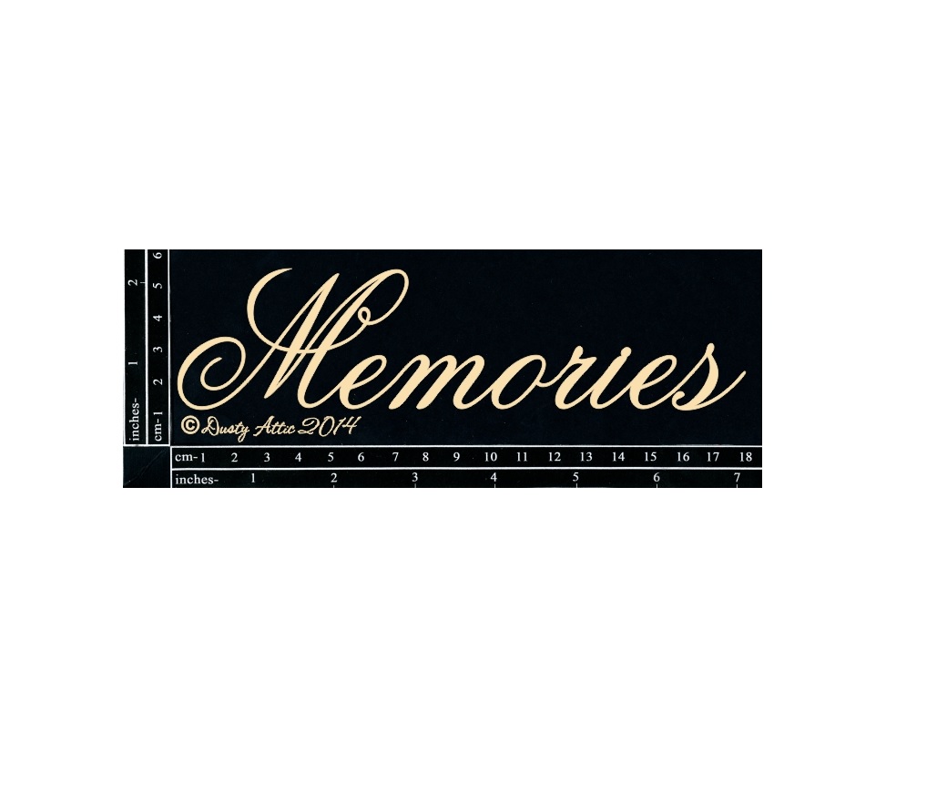 Чипборд Memories Dusty Attic
