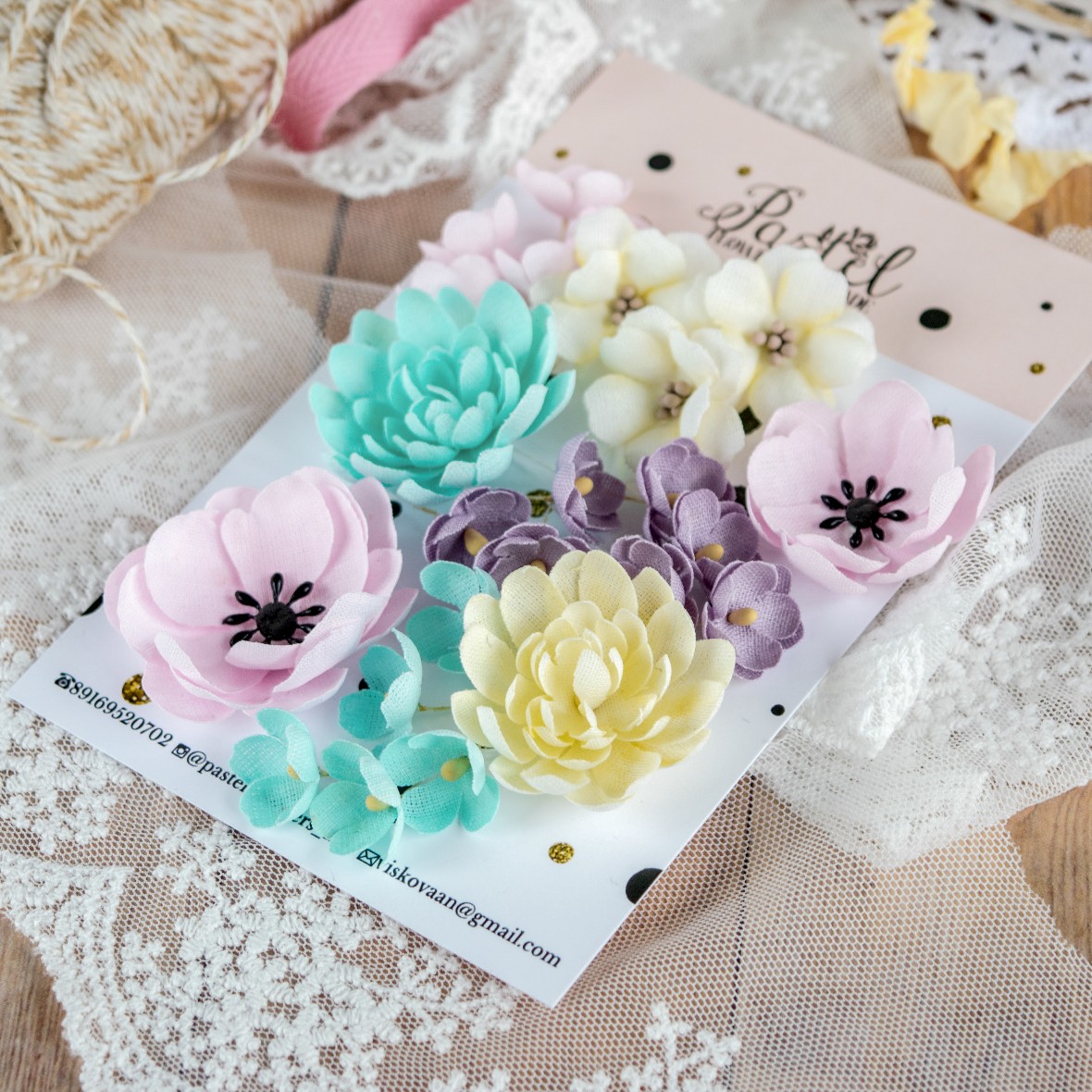 Набор цветов "Лето", ТМ Pastel flowers