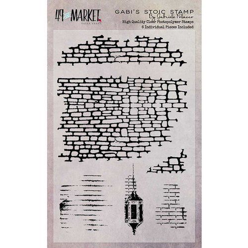 Набор штампов 49 And Market Clear Stamps 4"X6" Gabi's Stoic