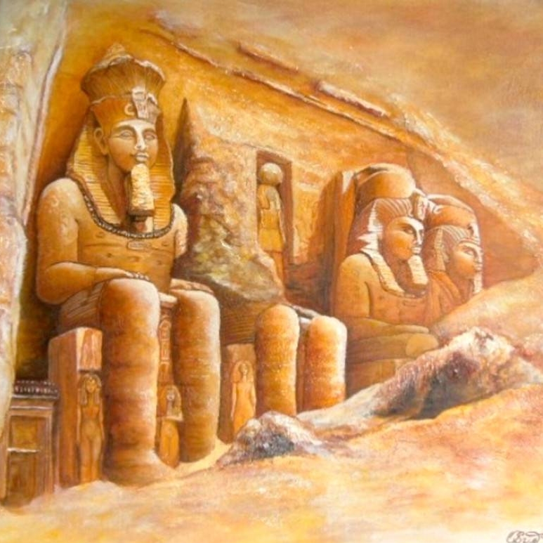 Статуи. Храм Рамзеса. Египет № 238