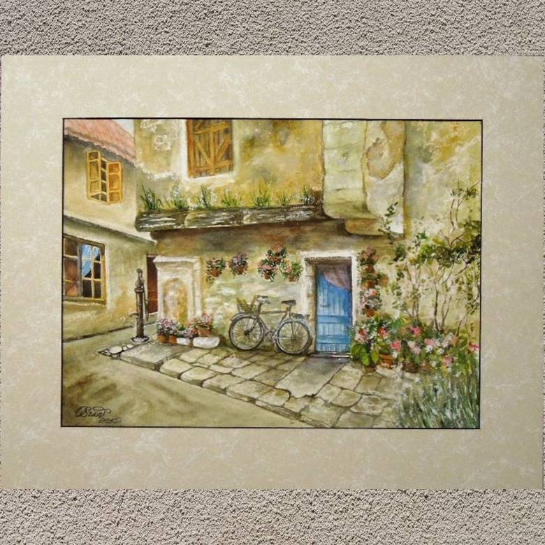 Велосипеду стены. Прованс. 244