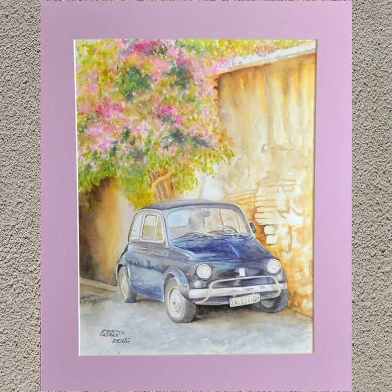 Под цветущим деревом.Фиат 259