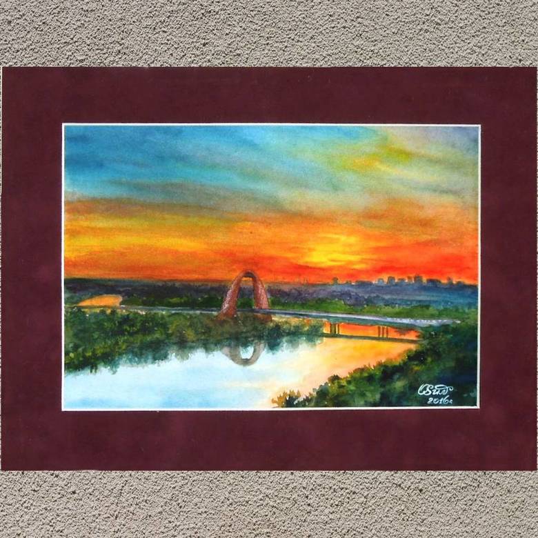 № 278, Закат в Хорошево-Мневники. Москва 22мая2016г