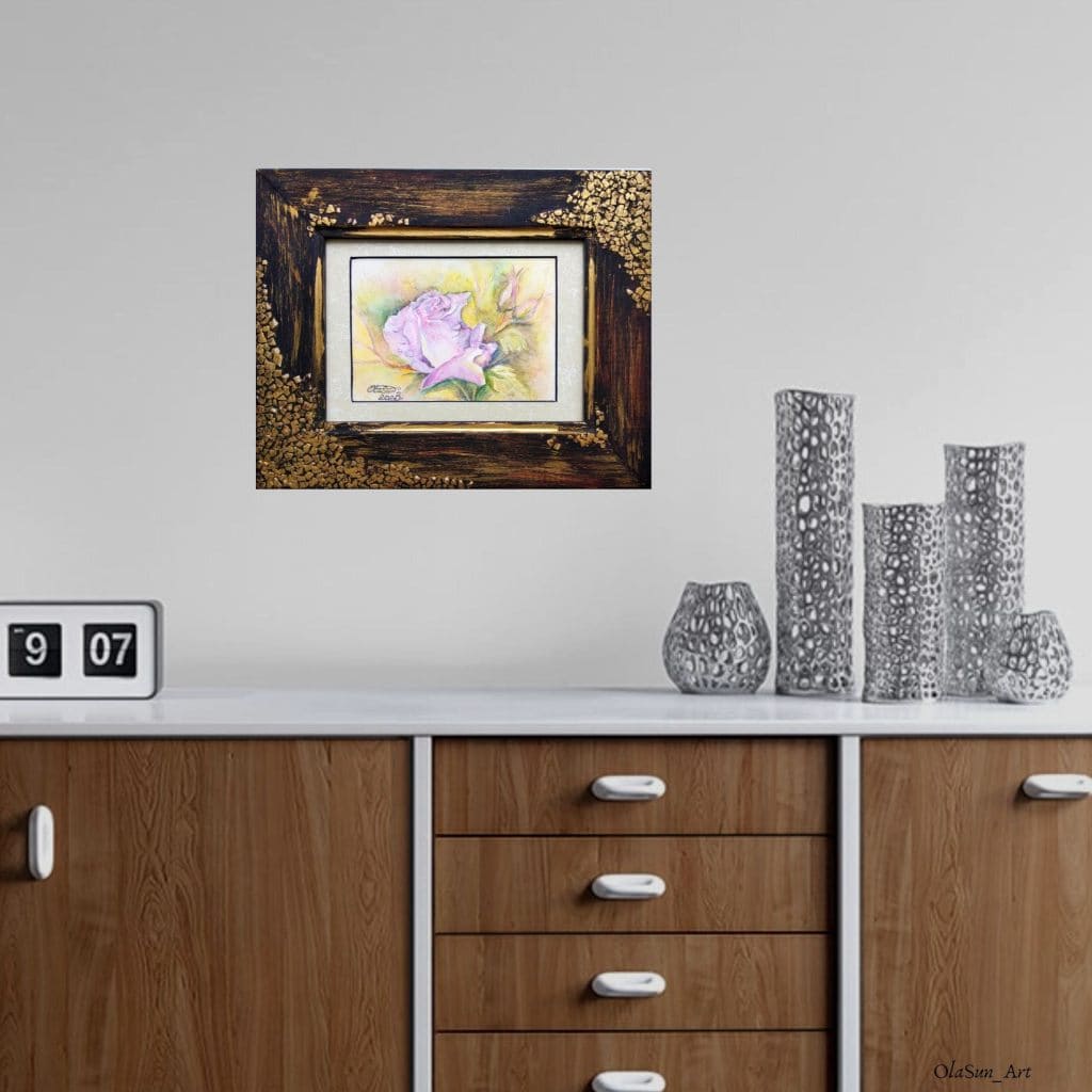 "Акварельная роза" № 340