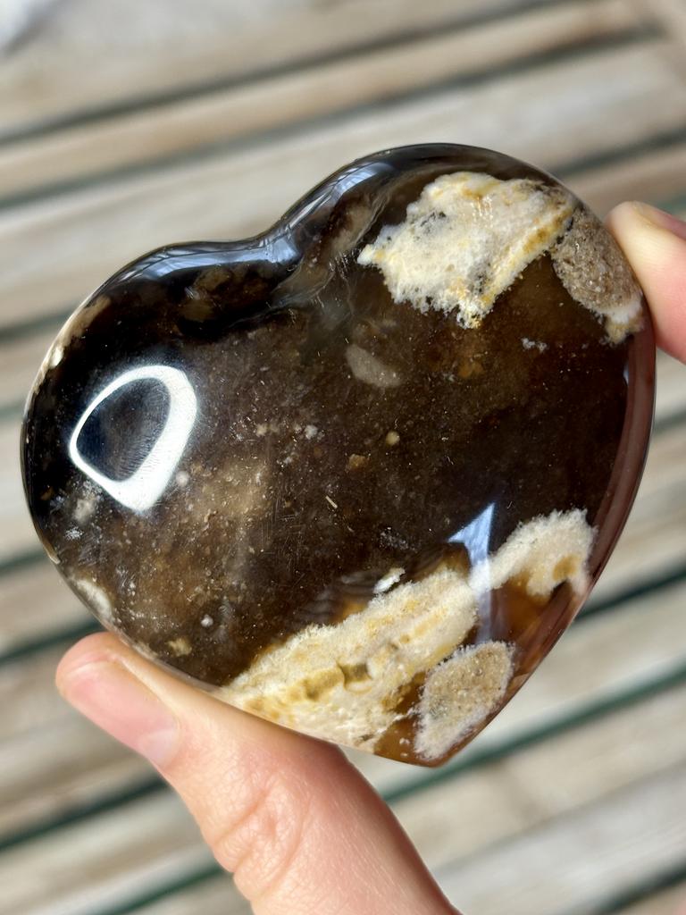Черный Опал (сердце)