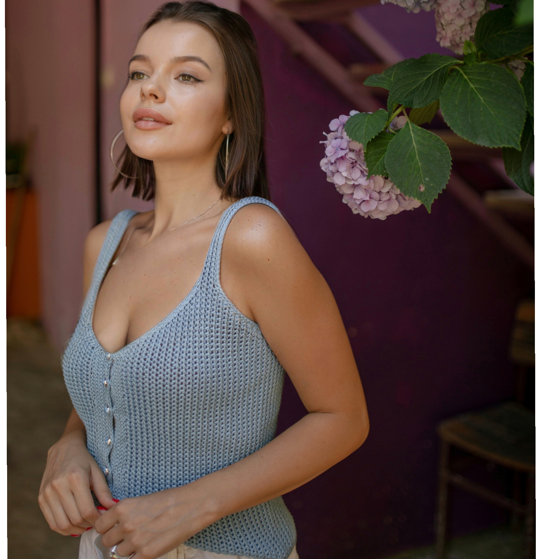 Топ крючком "ЛЕТНЕЕ НАСТРОЕНИЕ"