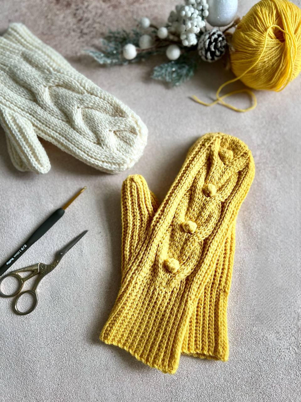 КОМПЛЕКТ МОРОЗКО варежки+снуд