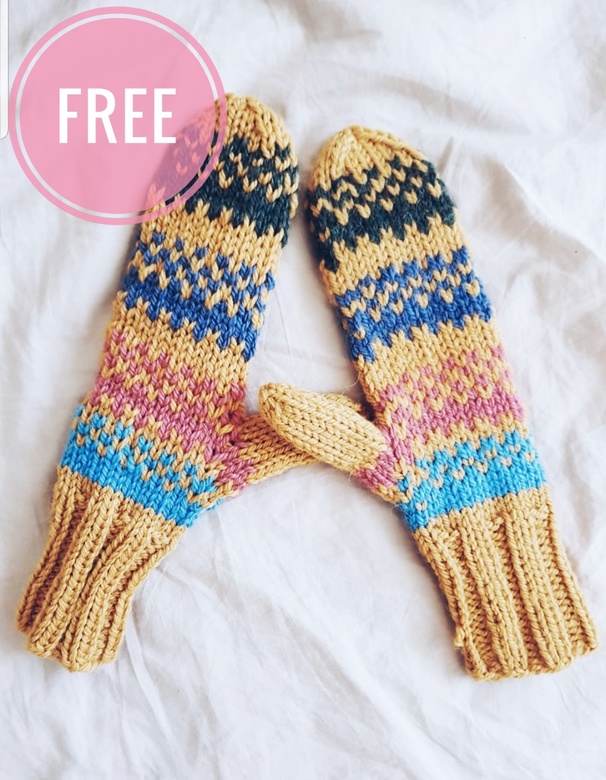 видео мастер-класс "Варежки"