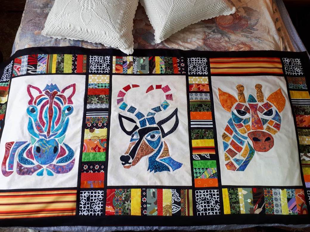 МК по одеялу в технике аппликация