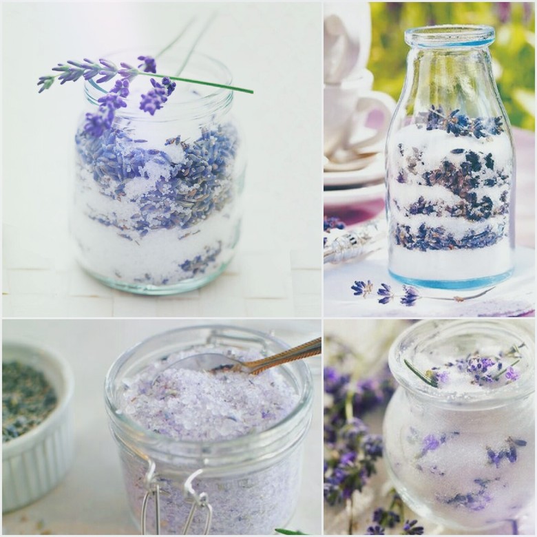 Lavender sugar
