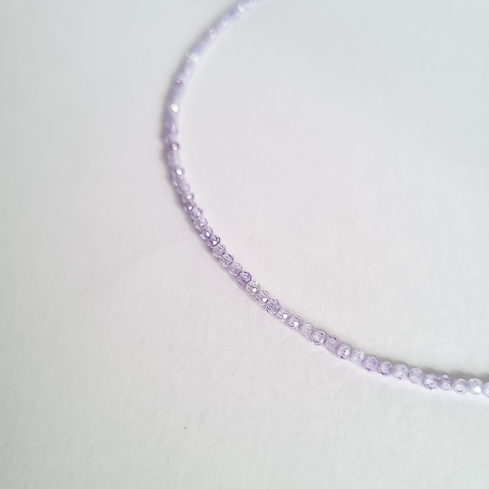 Чокер ELINICE из светло-сиреневого циркона