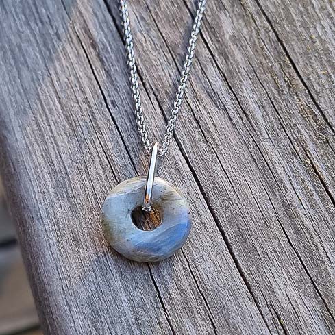 Кулон ELINICE лабрадорит