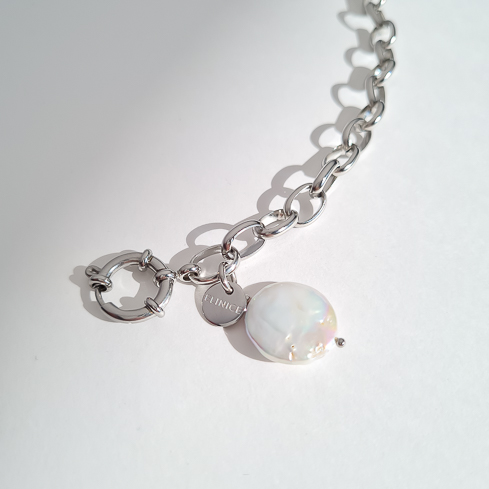 Браслет ELINICE с жемчужиной и мадалькой