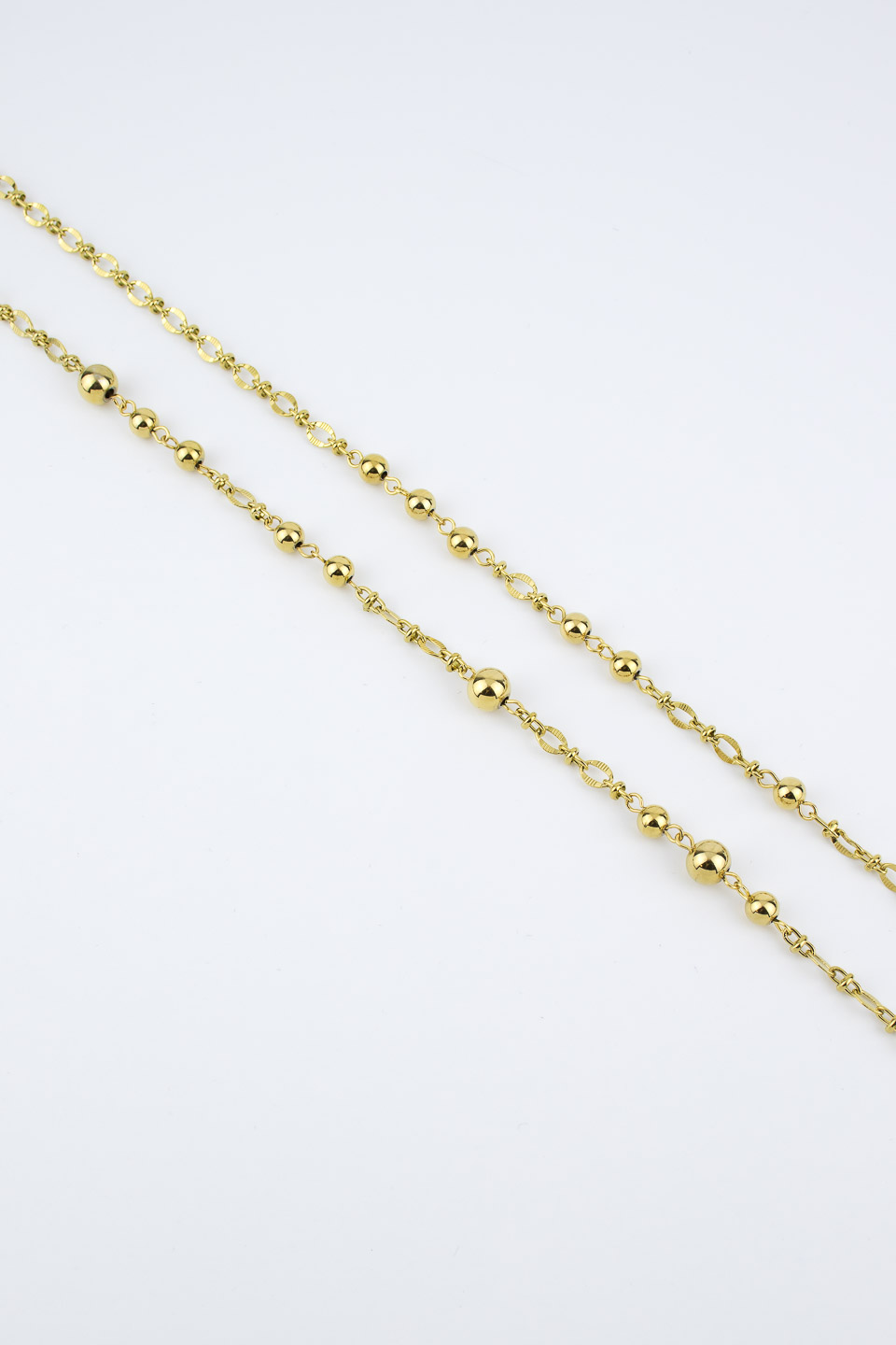 Колье-сотуар ELINICE с золотыми шариками