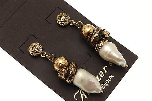 Серьги ALCOZER & J   с барочным жемчугом